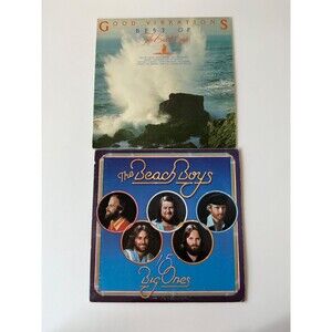 Good Vibrations Best Of The Beach Boys / 15 Big Ones LP Lot VG+ Cleaned